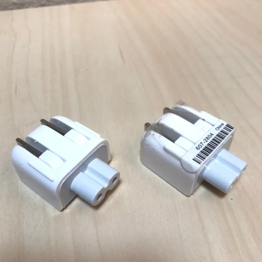 Apple Mac Adaptor Plug by Well Shin. 2.5A 125 Volt. New & NWOT- Two Available.